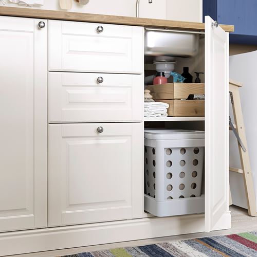 IKEA - ÖNNERUP/FYNDIG/LILLVIKEN, mini kitchen, off white, 130x64x219 cm