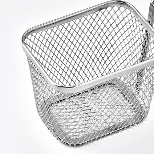 IKEA - GRILLTIDER, serving basket, stainless steel