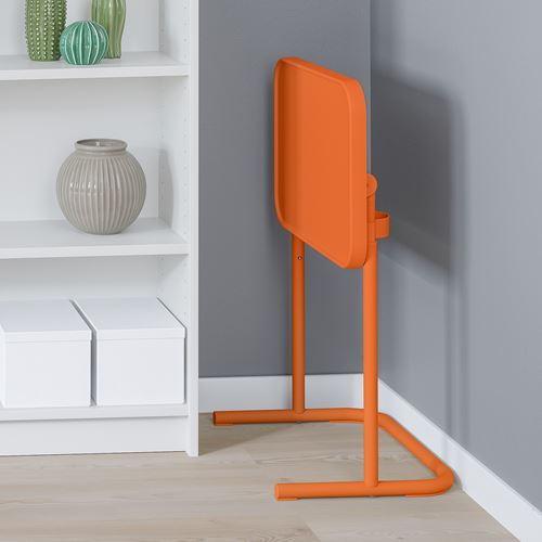 IKEA - BJÖRKASEN, laptop stand, brown-orange