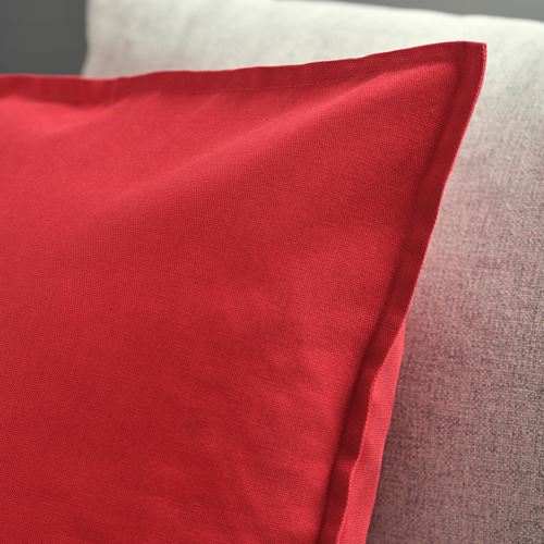 IKEA - GURLI, lace pillow cover, red, 50x50 cm