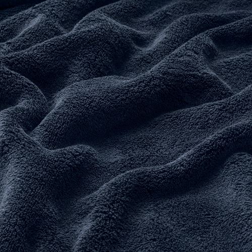 IKEA - TRATTVIVA, bedspread/blanket, blue/black, 150x250 cm