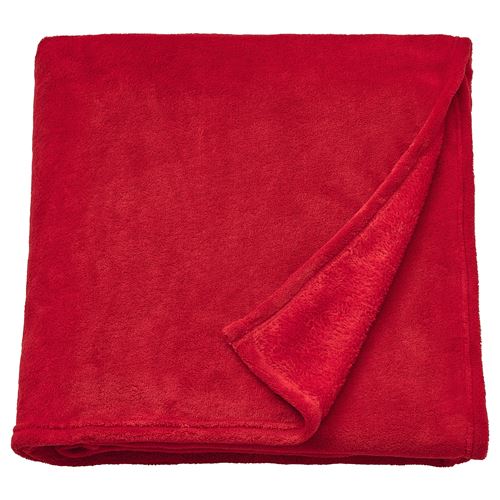 IKEA - TRATTVIVA, bedspread/blanket, red, 150x250 cm