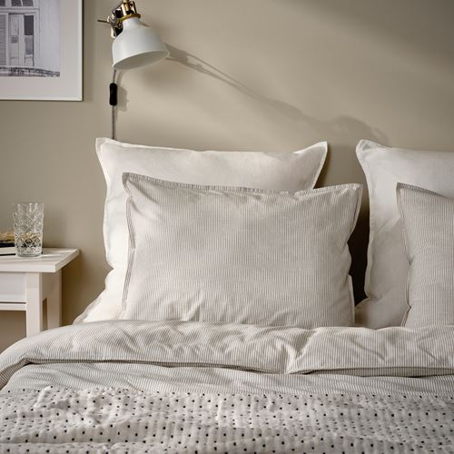 IKEA - DYTAG, lace pillow cover, white, 65x65 cm