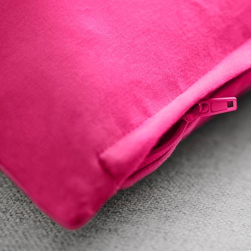 IKEA - SANELA, lace pillow cover, bright pink, 50x50 cm