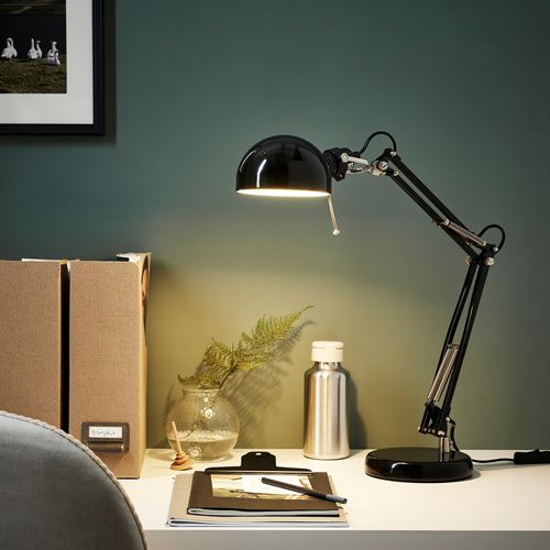 IKEA - FORSA, work lamp, black