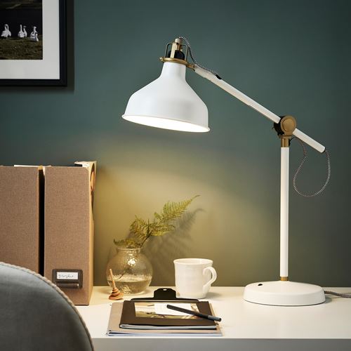 IKEA - RANARP, work lamp, white, 20 cm