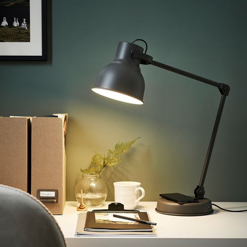 IKEA - HEKTAR, work lamp, dark grey, 70 cm