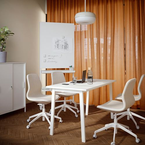 IKEA - MITTZON, desk, white, 140x68x75 cm