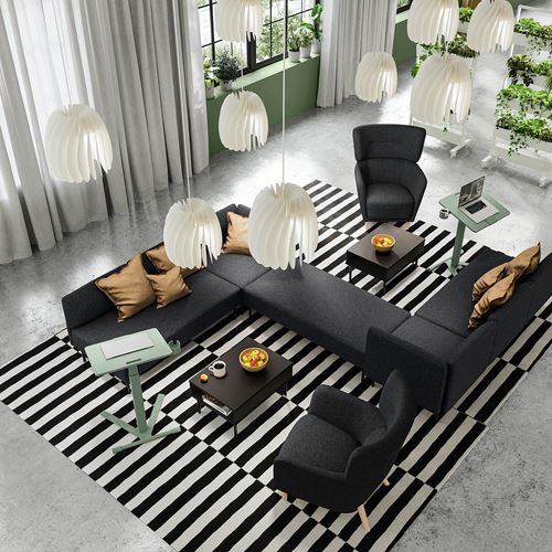 IKEA - MITTZON, yüksekliği ayarlanabilen çalışma masası, yeşil, 66x50 cm