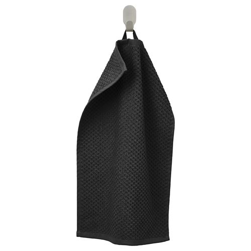 IKEA - GULVIAL, hand towel, black, 30x50 cm