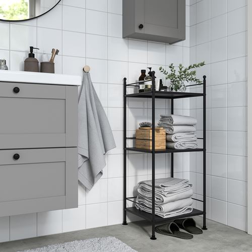 IKEA - FRÖSJÖN, shelving unit, black, 40x96 cm