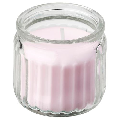 scented candle in cup