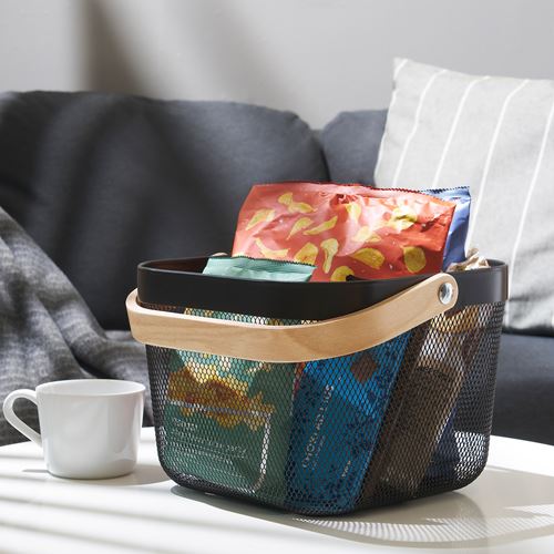 IKEA - RISATORP, sepet, koyu gri, 25x26x18 cm