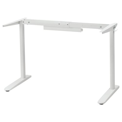 IKEA - RELATERA, table frame, white, 90/117 cm