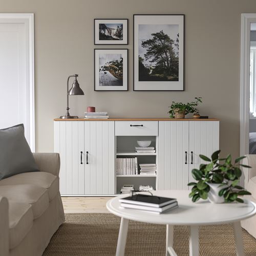 IKEA - SKRUVBY, console, white, 190x90 cm