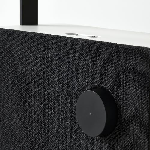 IKEA - VAPPEBY, front for bluetooth speaker, black, 20x20 cm