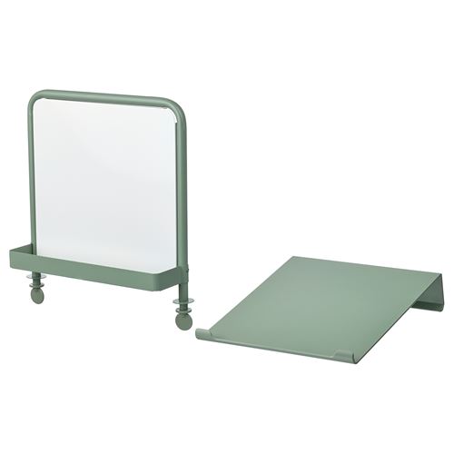 IKEA - RELATERA, fixable writing board, light grey-green