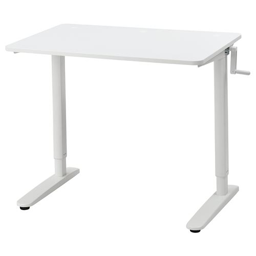 IKEA - RELATERA, height adjustable children's desk, white, 90x60 cm