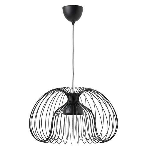 IKEA - KALLFRONT/HEMMA, sarkıt lamba, siyah, 52 cm