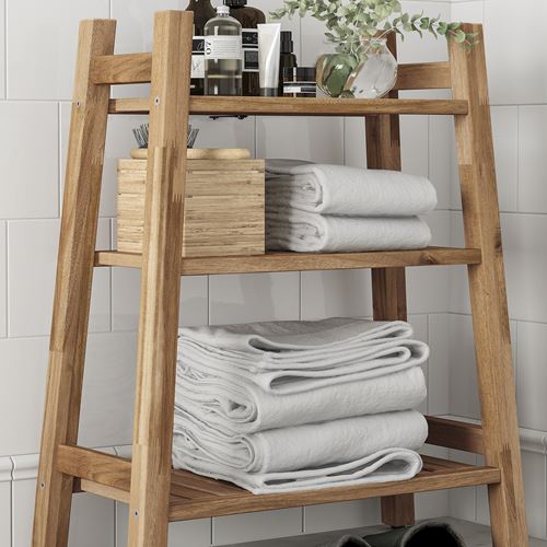 IKEA - STOREDAMM, shelving unit, acacia, 60x71 cm