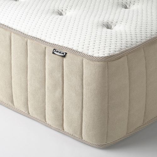 IKEA - VATNESTRÖM, double bed mattress, natural, 160x200 cm