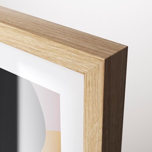 IKEA - RÖDALM, photo frame, oak effect, 21x30 cm