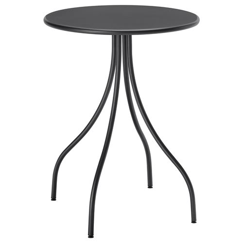 IKEA - TANEBRO, side table, anthracite, 46 cm