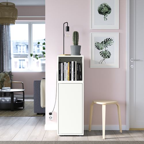 IKEA - EKET, storage combination, white, 35x35x107 cm