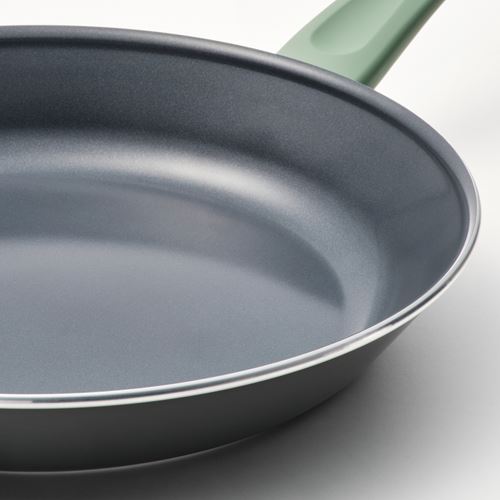 IKEA - HEMLAGAD, tencere seti, açık gri-yeşil