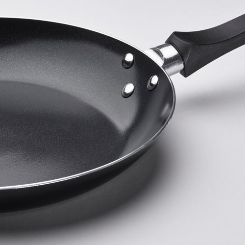 IKEA - TAGGHAJ, kızartma tavası, seramik kaplama-siyah, 24 cm