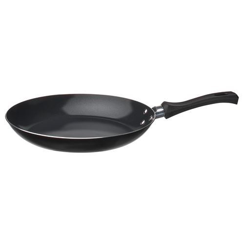 IKEA - TAGGHAJ, kızartma tavası, seramik kaplama-siyah, 24 cm
