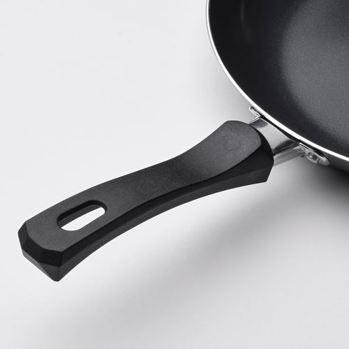 IKEA - TAGGHAJ, kızartma tavası, seramik kaplama-siyah, 24 cm