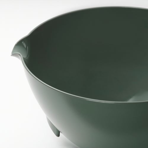 IKEA - VISPNING, mixing bowl, grey-green, 3 l