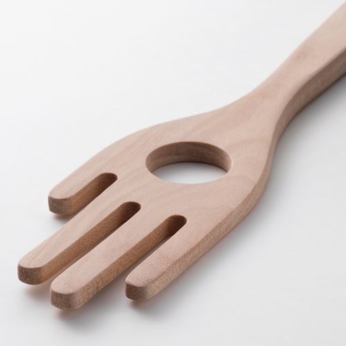 IKEA - STRALFENA, spaghetti server, birch, 30 cm
