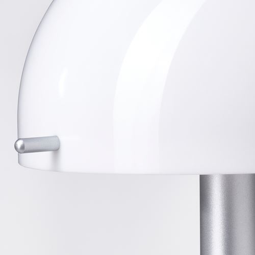 IKEA - NÖDMAST, lampshade, black-white, 26 cm