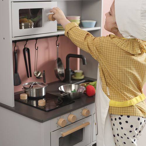 IKEA - SILLTRUT, play kitchen, grey, 68x40x100 cm