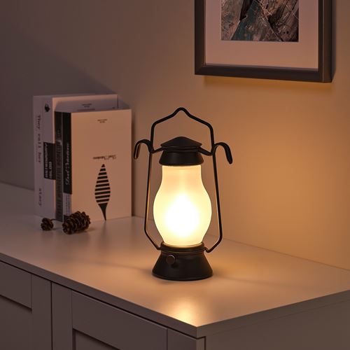 IKEA - STRALA, LED table lamp, black, 28 cm