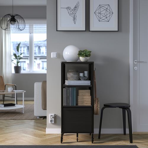 IKEA - BEKANT, office cabinet, black, 41x101 cm