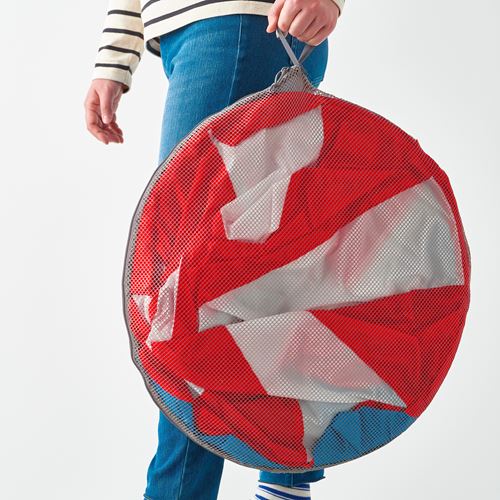 IKEA - CIRKUSTALT, çadır, kırmızı-beyaz, 100 cm