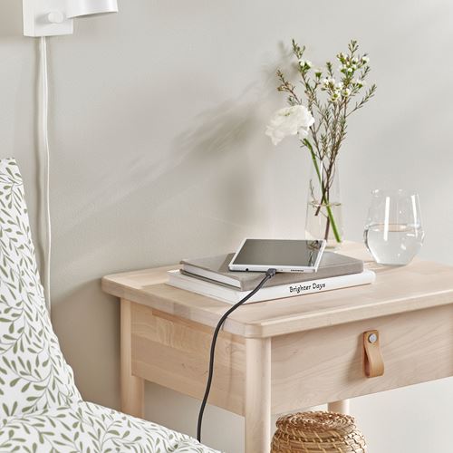 IKEA - RUNDHULT, USB-C - USB-C kablo, koyu gri, 1.5 m