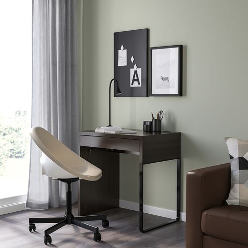 IKEA - MICKE, desk, blackbrown, 73x50 cm