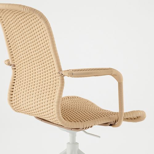 IKEA - STIGBYGEL, office chair, beige-white