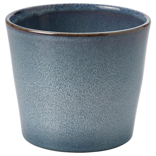 IKEA - FJARILSBUSKE, stoneware plant pot, blue, 9 cm