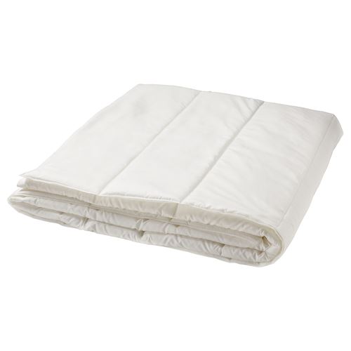 IKEA - SANDGRASMAL, double duvet, white, light warm