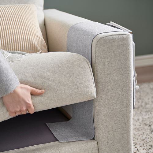 IKEA - SILANG, saklama cebi, gri-keçe