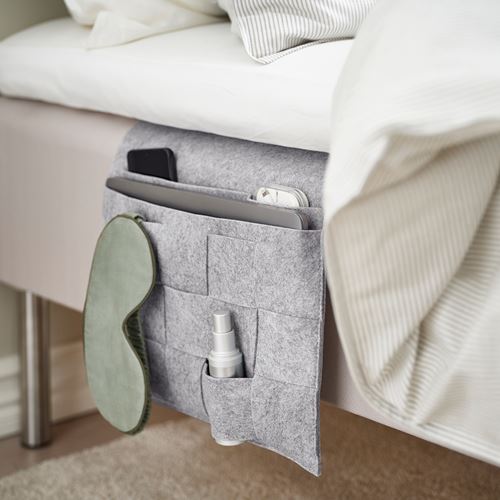 IKEA - SILANG, storage pocket, grey-felt