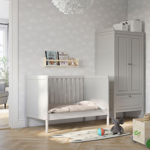 IKEA - SUNDVIK, cot, grey, 60x120 cm