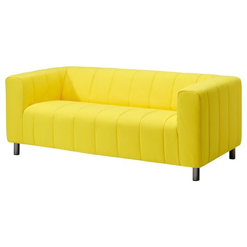 IKEA - KLIPPAN, 2-seat sofa cover, langban bright yellow