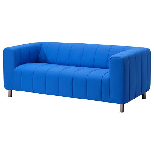 IKEA - KLIPPAN, 2-seat sofa cover, langban bright blue