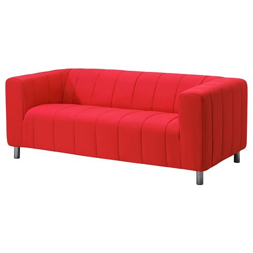 IKEA - KLIPPAN, 2-seat sofa, langban bright red